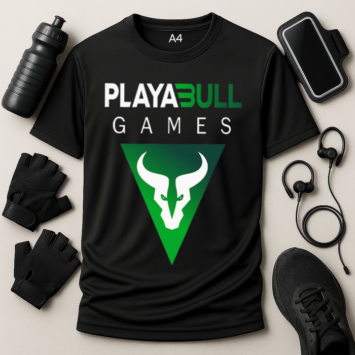 Playabull Games Crypto Playable Games 3ull Playa3ull Games Performance Shirt