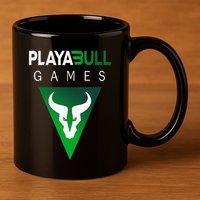Playabull Games Crypto Playable Games 3ull Playa3ull Games 11oz C Handle Ceramic Mug