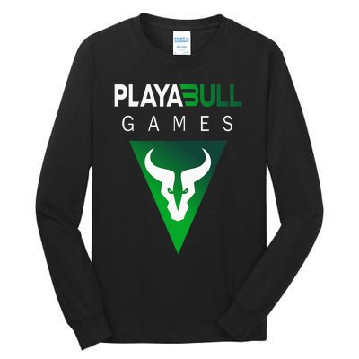 Playabull Games Crypto Playable Games 3ull Playa3ull Games Tall Long Sleeve T-Shirt