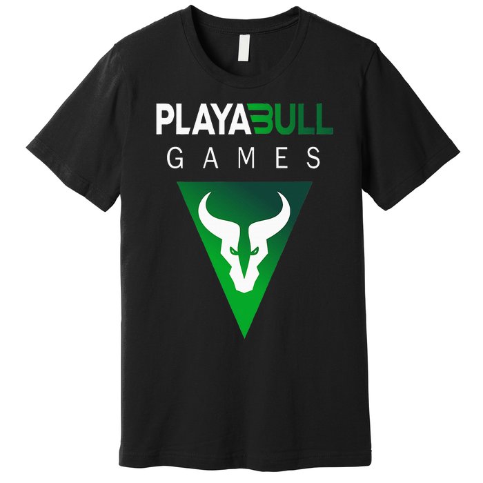 Playabull Games Crypto Playable Games 3ull Playa3ull Games Premium T-Shirt