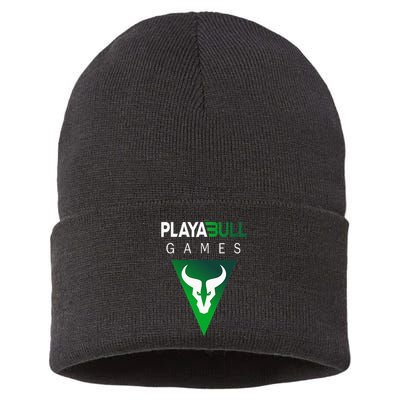 Playabull Games Crypto Playable Games 3ull Playa3ull Games Sustainable Knit Beanie