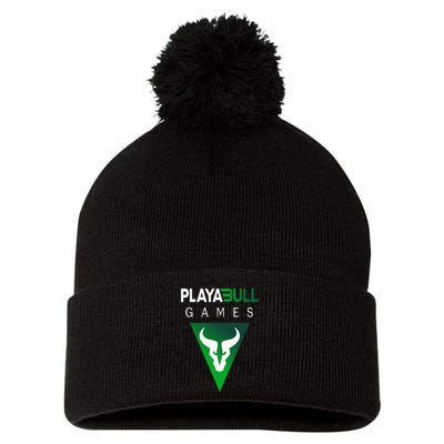 Playabull Games Crypto Playable Games 3ull Playa3ull Games Pom Pom 12in Knit Beanie