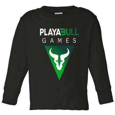 Playabull Games Crypto Playable Games 3ull Playa3ull Games Toddler Long Sleeve Shirt