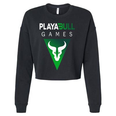 Playabull Games Crypto Playable Games 3ull Playa3ull Games Cropped Pullover Crew