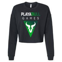 Playabull Games Crypto Playable Games 3ull Playa3ull Games Cropped Pullover Crew