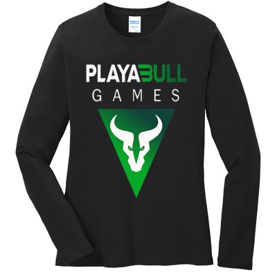 Playabull Games Crypto Playable Games 3ull Playa3ull Games Ladies Long Sleeve Shirt