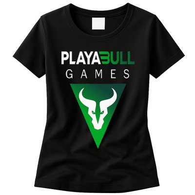 Playabull Games Crypto Playable Games 3ull Playa3ull Games Womens T-Shirt