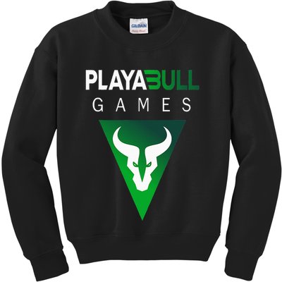 Playabull Games Crypto Playable Games 3ull Playa3ull Games Kids Sweatshirt