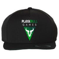 Playabull Games Crypto Playable Games 3ull Playa3ull Games Wool Snapback Cap