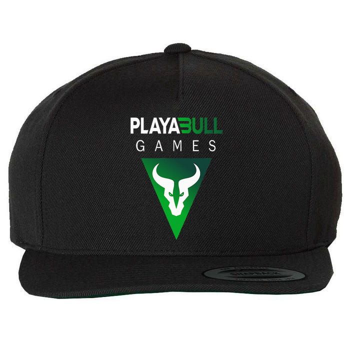 Playabull Games Crypto Playable Games 3ull Playa3ull Games Wool Snapback Cap