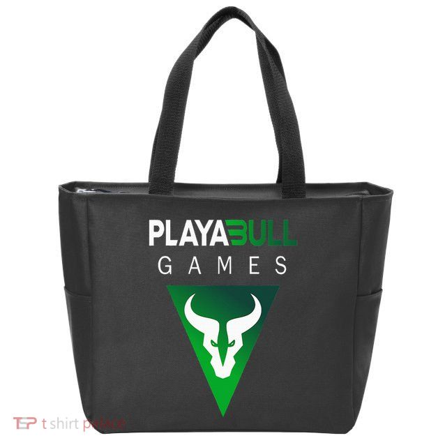 Playabull Games Crypto Playable Games 3ull Playa3ull Games Zip Tote Bag
