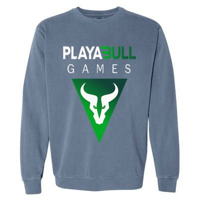 Playabull Games Crypto Playable Games 3ull Playa3ull Games Garment-Dyed Sweatshirt