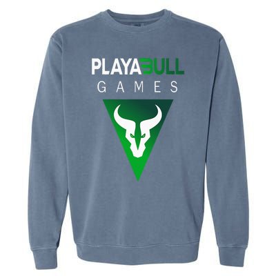 Playabull Games Crypto Playable Games 3ull Playa3ull Games Garment-Dyed Sweatshirt