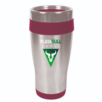 Playabull Games Crypto Playable Games 3ull Playa3ull Games 16oz Travel Tumbler