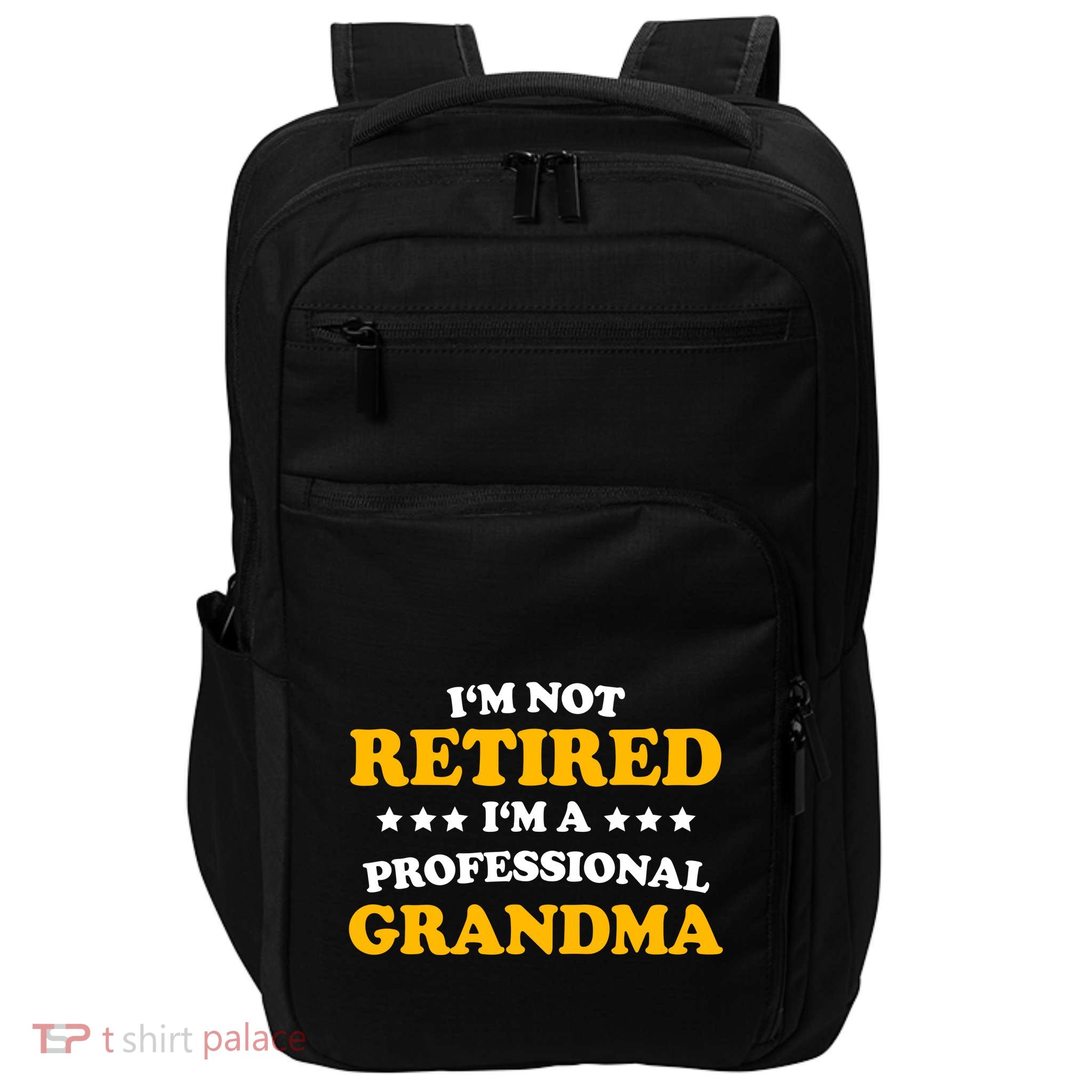 Professional Grandma Classic Gift Retirement Mom Womens Impact Tech Backpack