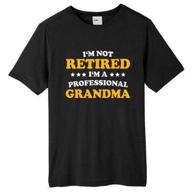 Professional Grandma Classic Gift Retirement Mom Womens Tall Fusion ChromaSoft Performance T-Shirt