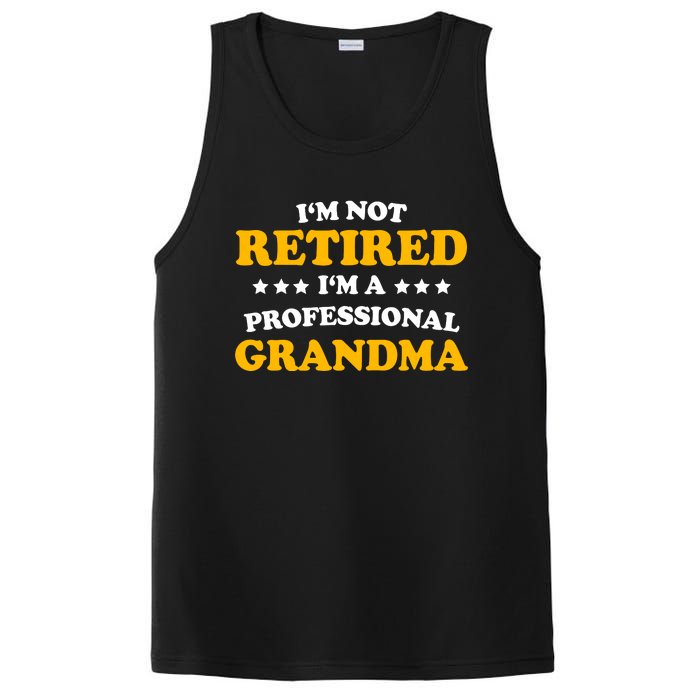 Professional Grandma Classic Gift Retirement Mom Womens PosiCharge Competitor Tank