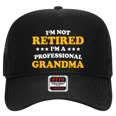 Professional Grandma Classic Gift Retirement Mom Womens Trucker Hat