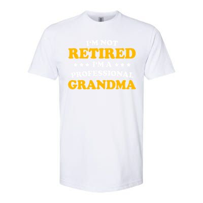 Professional Grandma Classic Gift Retirement Mom Womens Softstyle® CVC T-Shirt