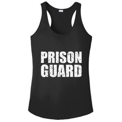 Prison Guard Costume Jail Corrections Ladies PosiCharge Competitor Racerback Tank