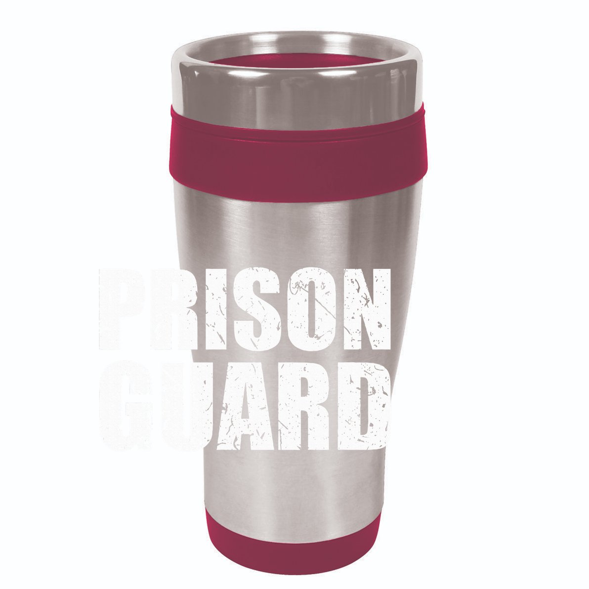 Prison Guard Costume Jail Corrections 12oz Stainless Steel Coffee Mug