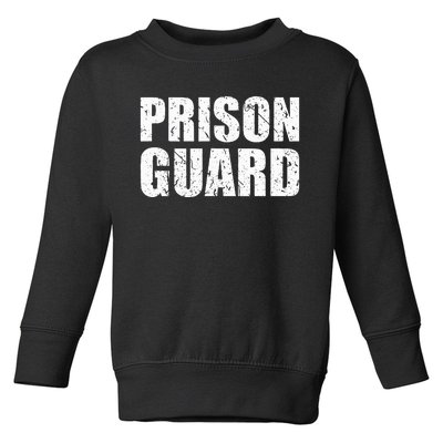 Prison Guard Costume Jail Corrections Toddler Sweatshirt