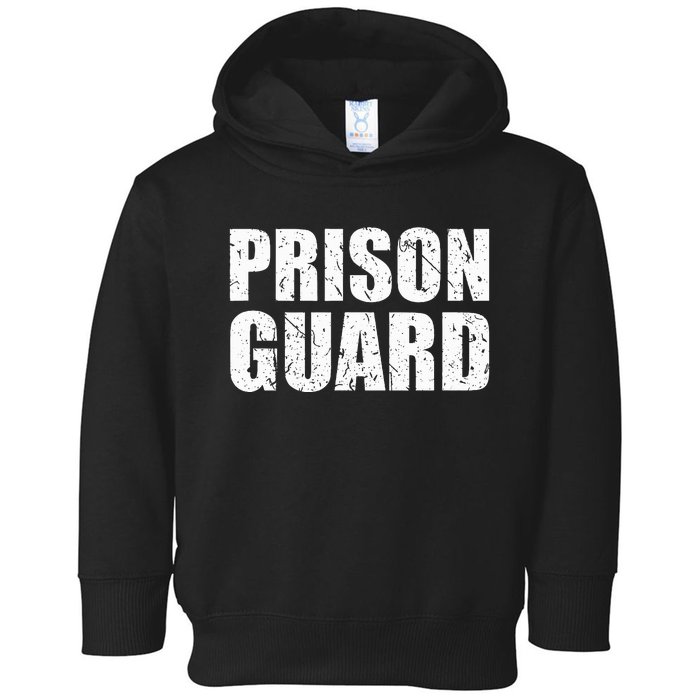 Prison Guard Costume Jail Corrections Toddler Hoodie