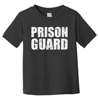 Prison Guard Costume Jail Corrections Toddler T-Shirt