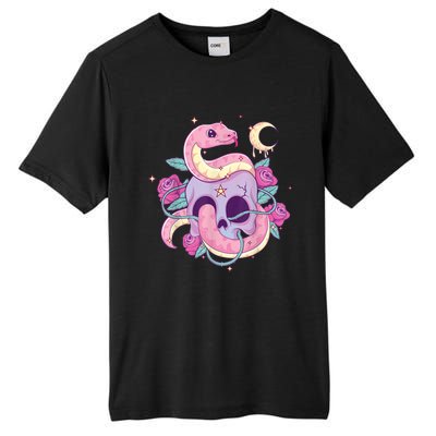 Pastel Goth Creepy Skull Serpent Snake Kawaii Emo Nu Goth Tall Fusion ChromaSoft Performance T-Shirt