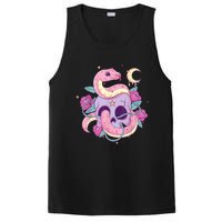 Pastel Goth Creepy Skull Serpent Snake Kawaii Emo Nu Goth PosiCharge Competitor Tank