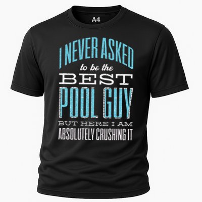Pool Guy Cleaner Pool Service Performance Shirt