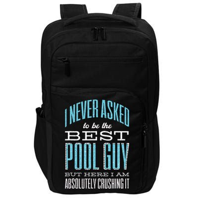 Pool Guy Cleaner Pool Service Impact Tech Backpack