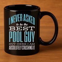 Pool Guy Cleaner Pool Service 11oz C Handle Ceramic Mug
