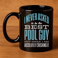 Pool Guy Cleaner Pool Service 11oz C Handle Ceramic Mug