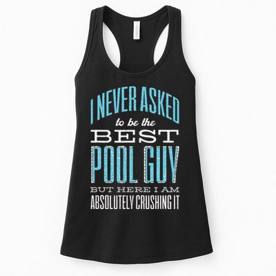 Pool Guy Cleaner Pool Service Womens Tank Top