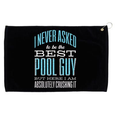 Pool Guy Cleaner Pool Service Grommeted Golf Towel