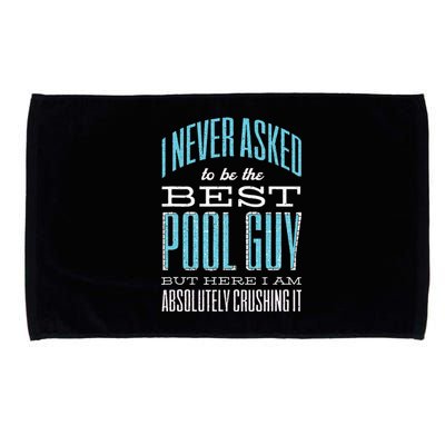 Pool Guy Cleaner Pool Service Microfiber Hand Towel