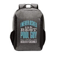 Pool Guy Cleaner Pool Service Vector Backpack
