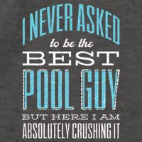 Pool Guy Cleaner Pool Service Vector Backpack