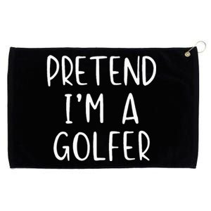 Pretend Golfer Costume Halloween Simple Funny Golfing Golf Grommeted Golf Towel