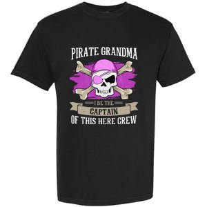 Pirate Grandma Caribbean Captain Grandmother Pirate Garment-Dyed Heavyweight T-Shirt