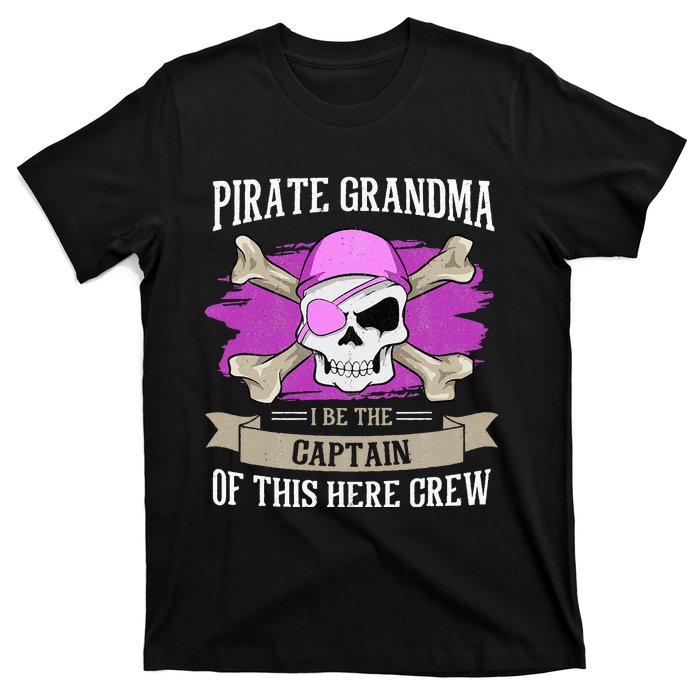 Pirate Grandma Caribbean Captain Grandmother Pirate T-Shirt