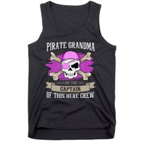 Pirate Grandma Caribbean Captain Grandmother Pirate Tank Top