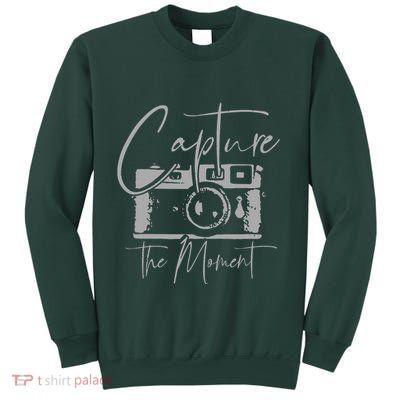 Photographer Gift Capture The Moment Vintage Camera Sweatshirt