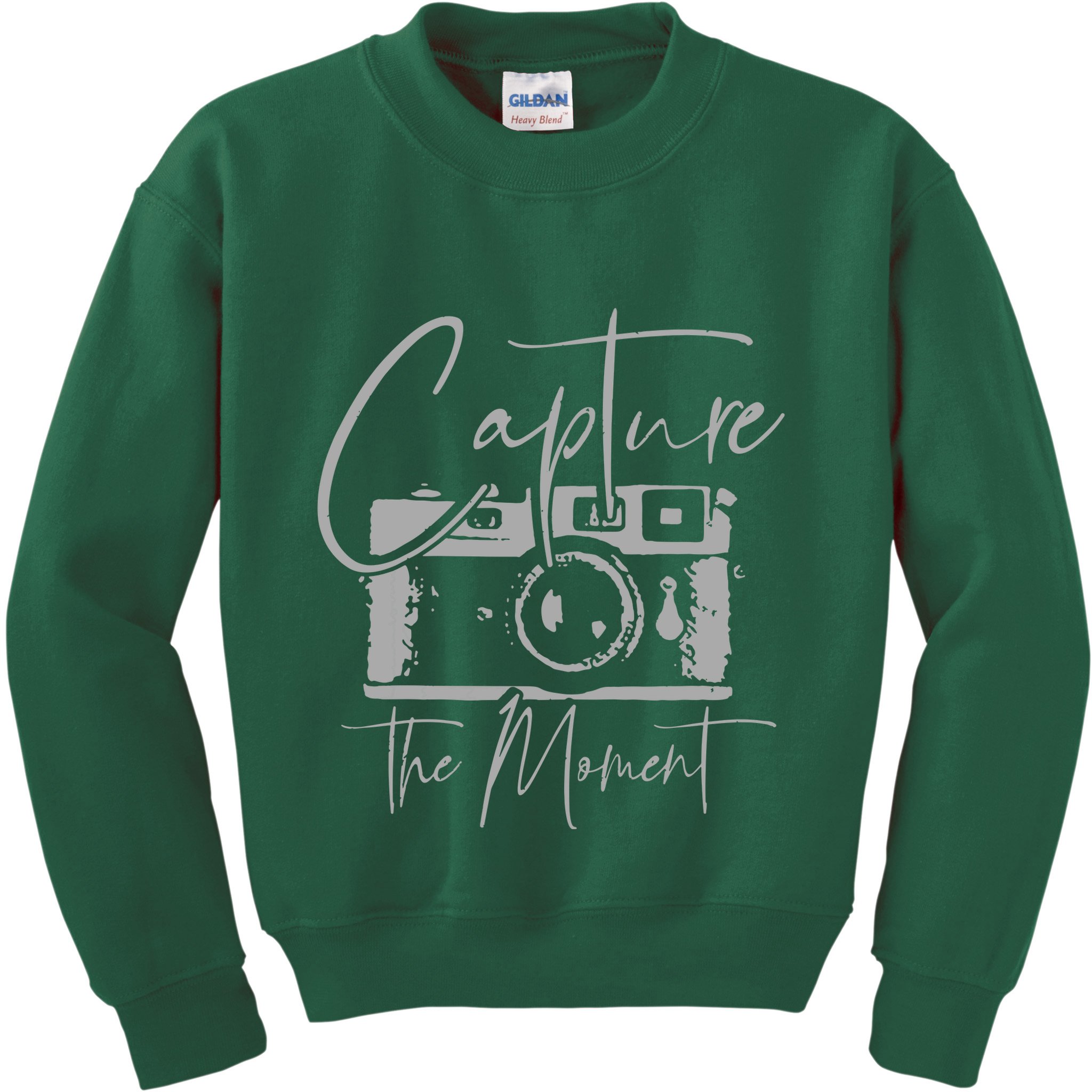 Photographer Gift Capture The Moment Vintage Camera Kids Sweatshirt
