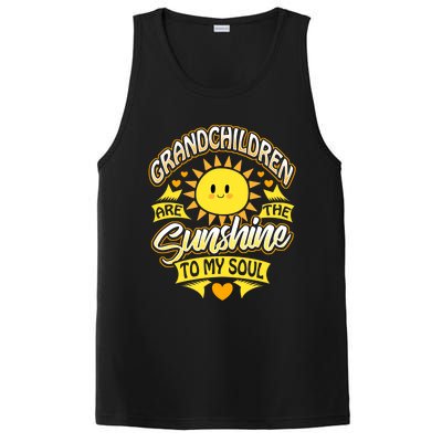 Proud Grandma Cute Gift Blessed Grandmother Love Nana PosiCharge Competitor Tank