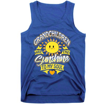 Proud Grandma Cute Gift Blessed Grandmother Love Nana Tank Top