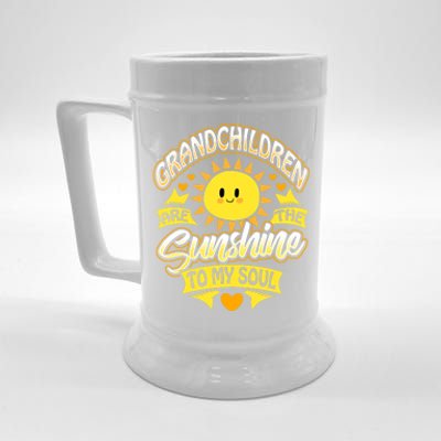 Proud Grandma Cute Gift Blessed Grandmother Love Nana Beer Stein