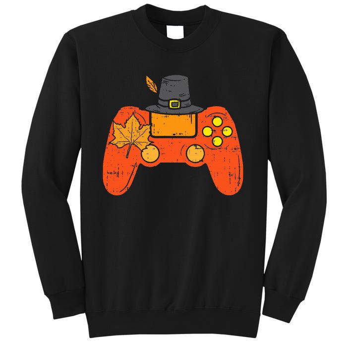 Pilgrim Game Controller Gamer Thanksgiving Fall Gaming Gift Sweatshirt