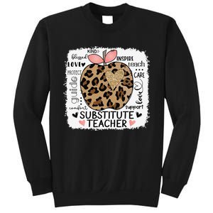 Protect Guide Care Love Support Comfort Substitute Teacher Sweatshirt